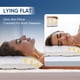 thumbnail image 2 of Oreiller Plat Ultra-Mince en Fibre de Polyester - Soutien Cervical pour Dormeurs sur le Ventre et le Dos, Housse en Coton Respirante (40x60 cm), 2 of 6