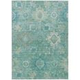 thumbnail image 2 of Addison Rugs Chantille Indoor/Outdoor Traditional Global Teal Machine Washable Rectangle Rug, 8' x 10', 2 of 8
