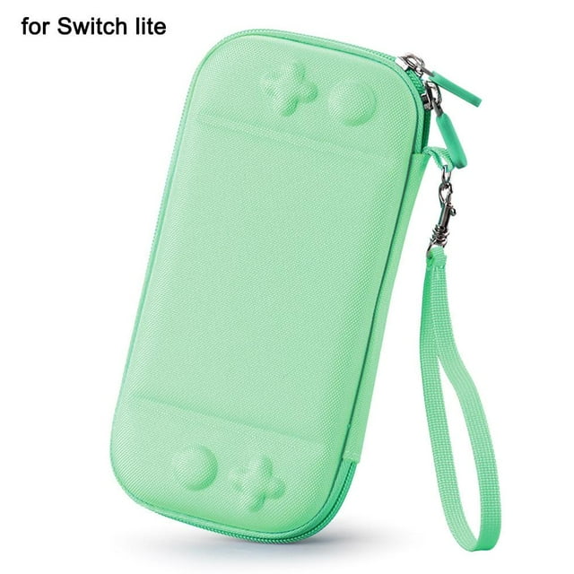 Nylon EVA Travel Storage Bag for Nintendo Switch 2 OLED Lite, Shockproof Anti-Drop Gaming Console Protective Carrying Case with Zipper, Black