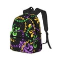thumbnail image 2 of Vsdgher Mardi Gras6 Print Unisex Large Capacity Bookbag Schoolbag Casual Daypack for High School/College/Teens/Travel/Work, 2 of 8