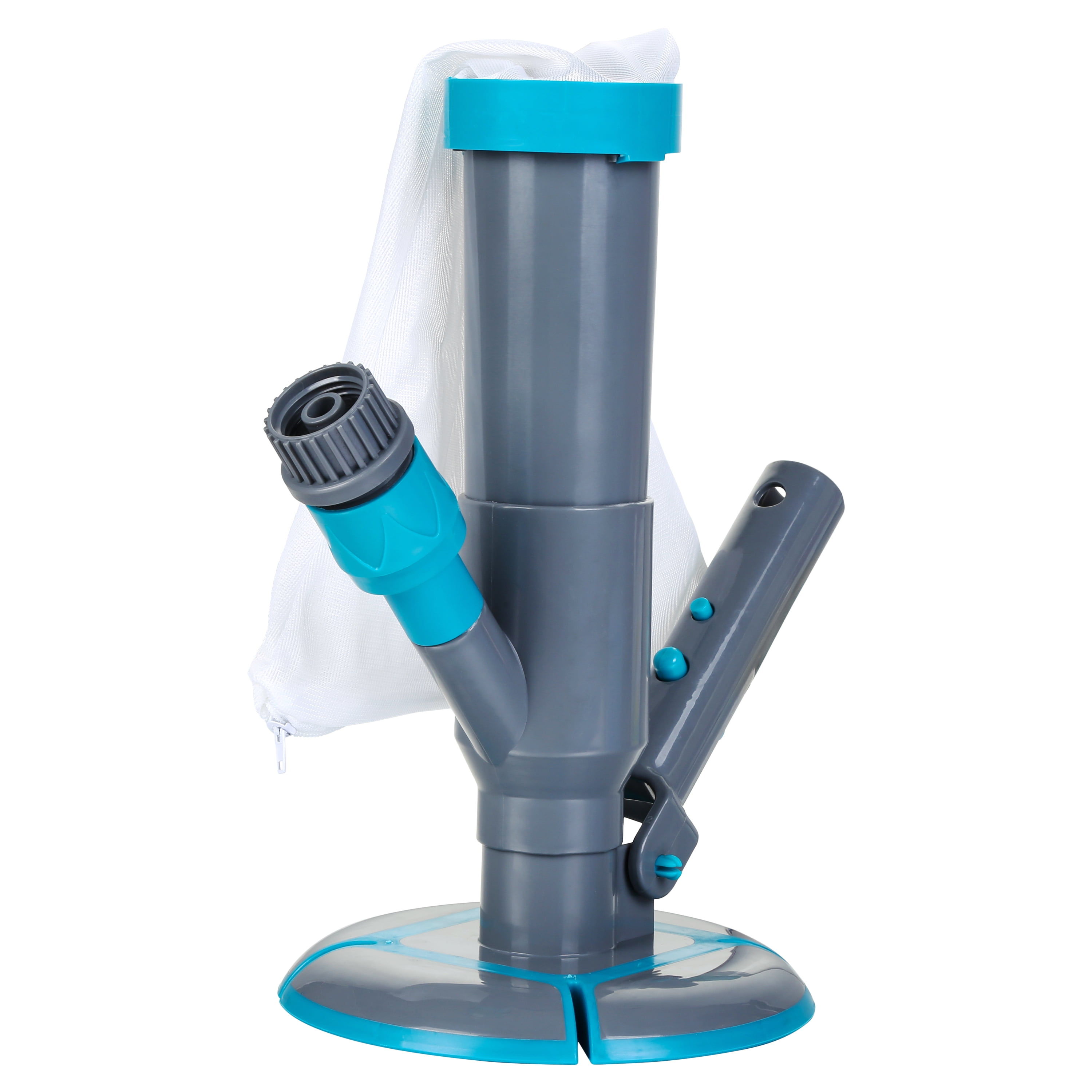 Mainstays Spa Vacuum with 360 Flexible Sides in Gray & Teal - 10.5 in x 6 in x 10.75 in - 0.65 lb
