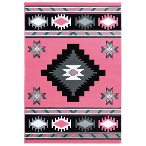 United Weavers Bristol Area Rug 2050 10486 Caliente Pink Angled Edges 1' 10" x 2' 8" Rectangle