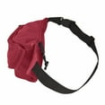 thumbnail image 5 of Solid Waist Pack Bag with 3-Zipper Pockets for Running Hiking Travel Workout Outdoors Sport Fishing, 5 of 9