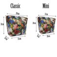 thumbnail image 3 of New Obag Classic Mini Floral Print PU Leather organizer Lining Zipper Inner Pocket Waterproof Insert for O BAG Women Handbag mini 2, 3 of 6
