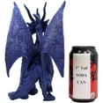 thumbnail image 5 of Ruth Thompson Fantasy Blue Check Mate Dragon With Majestic Horns Statue 9" Tall, 5 of 6