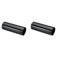thumbnail image 1 of 2pc Guitar Slide Black Stainless Steel Finger Knuck, 1 of 8