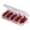 Red, variant on Riousery 150Pcs Multicolor Worm Fishing Lures Set, 1.57 inches / 4 cm Silicone Soft Fishing Baits Kits, Lifelike Grub Soft Worm Lures Tackle Accessories for Bass Trout, Five Colours Mixed