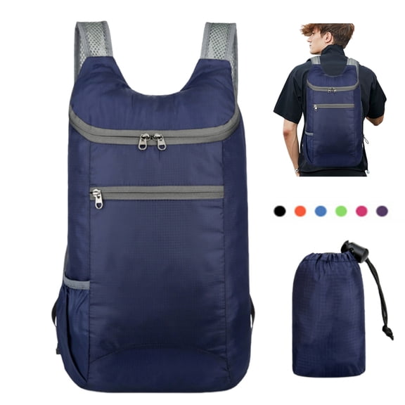 Djiypn Ultra Lightweight Packable Water Resistant Backpack for Travel Camping Outdoor Hiking Daypack