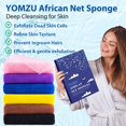 thumbnail image 2 of Esponja de baño YOMZU African Net exfoliante, 6 unidades, 2 of 7
