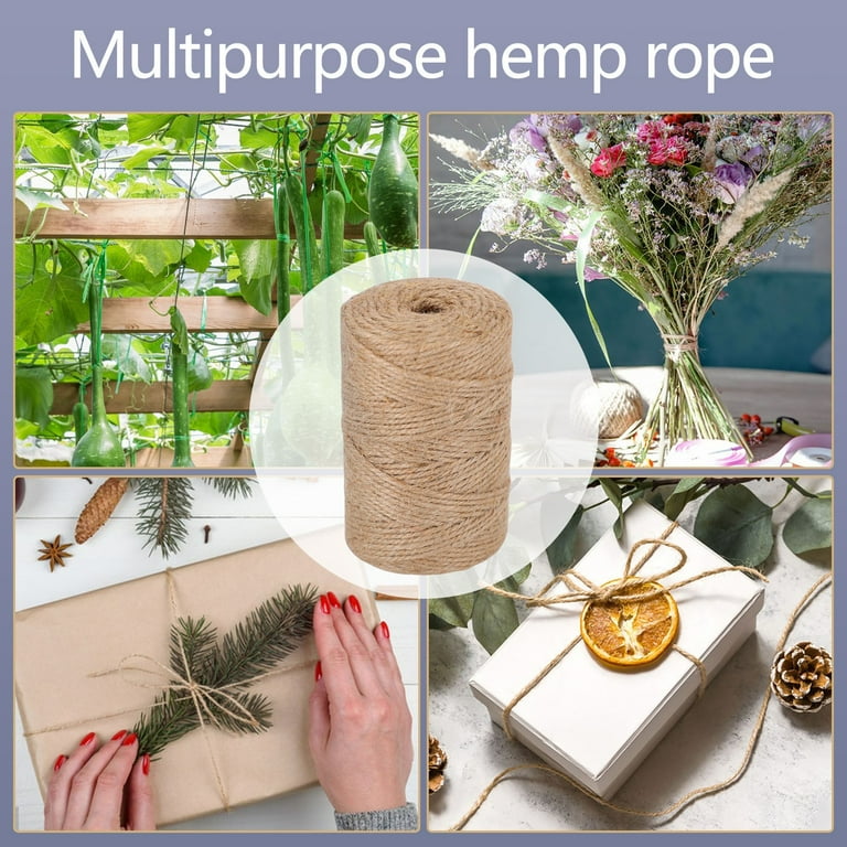 Garden Twine Strong Natural Jute 800 Feet Long Bulk Green Twine