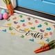 thumbnail image 1 of Fiudx Tapete de Pascua, Alfombra de Lana Sintética con Estampado de Dibujos Animados, Diseño Antideslizante para Mayor Seguridad, Tres Tamaños Disponibles para Un Uso Versátil, Ambiente Festivo para, 1 of 6