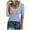 Sky Blue, variant on Scyoekwg Womens Short Sleeve Tops Trendy Ladies Blouses Dressy Casual Womens Going Out Outfits Womens Summer Fashion Short Sleeve Tops Comfy Clothes Loose