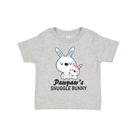 

Inktastic Pawpaws Snuggle Bunny Easter Gift Toddler Toddler Girl T-Shirt