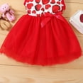 thumbnail image 2 of Aayomet Dresses For Girls Baby Girl Clothes Long Sleeve Dress Ruffle Denim Skirt Lace Hem Princess Party Skirt Outfits Set,Red 2-3 Years, 2 of 5