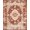 Burgundy Orange Cream, Pattern 3, variant on ODIKA Shaped Solid Vintage Butterfly Print Boho Ornate Border Layout for Home Office, Gaming Room, Under Desk, Non-Slip Chair-Friendly