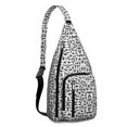 thumbnail image 1 of Boho Cat Print Sling Backpack - Geometric Cat Pattern Crossbody Bag (Aesthetic Design, Perfect Cat Lover Gift), 1 of 4