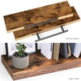 thumbnail image 3 of Ballucci 24" Floating Shelves, 2-Pack Wood Wall Shelf Set with Invisible Brackets, 6" D, Rustic Brown, 3 of 9