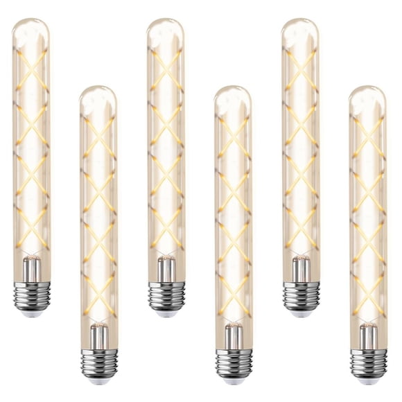 Pack de 6 Focos Vintage Aksi Ampolleta X4 8W Dimeable