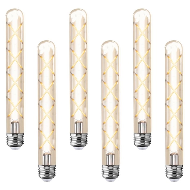 Pack de 6 Focos Vintage Aksi Ampolleta X4 8W Dimeable