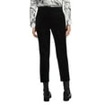 thumbnail image 2 of Theory Womens Treeca Velveteen Slim Straight Cropped Pants, 2 of 4