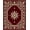 Red, Pattern 3, variant on ODIKA 4'x6' Machine Washable Non-Slip Area Rug, Luxurious Yuletide Treasure Showcasing Ornamental Flakes High Traffic Rug, Red, 616820