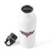 thumbnail image 4 of CafePress - Retro Eagle And USA Flag Stainless Water Bottle 1. - Stainless Steel Water Bottle, Sports Bottle, 1.0L, 4 of 5