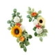 thumbnail image 1 of 2 piezas de flores de arco de boda, flores artificiales, hojas verdes, letrero de bienvenida Estilo A, 1 of 9