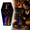 Black, variant on Halloween LED Coffin Dancing Skeleton Decoration, Gothic Groom Style Figure with Colorful Lights for Halloween Party Tabletop Display, 12.01 x 5.75 in
