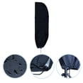 thumbnail image 4 of LOLIPPYY 1Pc Black Patio Umbrella Cover Wind Proof Outdoor Cover with Easy Storage, 4 of 8