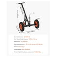 thumbnail image 7 of Trailer Dolly 1000lbs Capacity - Adjustable Height 16.7-22in, 2in Ball, 14in Tires - Heavy Duty Trailer Mover for Boat, Utility & Cargo Trailers, 7 of 7