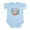 Sky Blue, variant on CafePress - Flamingos With Colorful Tropical Wreath Body Suit - Baby Light Bodysuit, Size Newborn - 24 Months