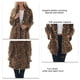 thumbnail image 1 of Pelaje de Peluche, Midi Poliéster Girando El Cuello Leopardo Instintinomio Chaqueta de Felpa Para Comar, 1 of 7