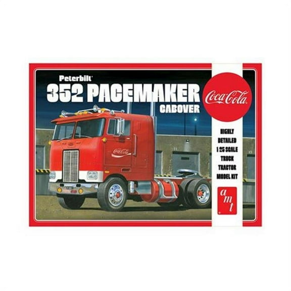 Auto World 1:25 Scale Peterbilt 352 Pacemaker Cabover Plastic Model Kit