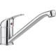 thumbnail image 1 of 2025 Single Top Lever Kitchen Mixer Tap - Monobloc Design 360 Long Swivel Spout Chrome Polish Finish for Caravan & Home Sinks, 1 of 2