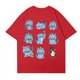 thumbnail image 3 of Pop cazadora para niña Demo-n Hunters Round-Neck Printed Anime Trio Poster T Shirt （Red）, 3 of 4