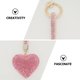 thumbnail image 3 of unbranded Llavero Decorativo Metálico Rosa Con Para Regalo Especial, 3 of 8