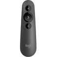 thumbnail image 5 of R500s Laser Presentation Remote Clicker with Dual Connectivity Bluetooth or USB for Powerpoint, Keynote, Google Slides, Wireless Presenter - Black (Class 1 Laser), 5 of 10