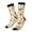 2 Black-1, variant on Monkeys in the Jungle Pattern Sport Socks for Women and Men Crew Socks Sporty Calf Socks Casual Socks