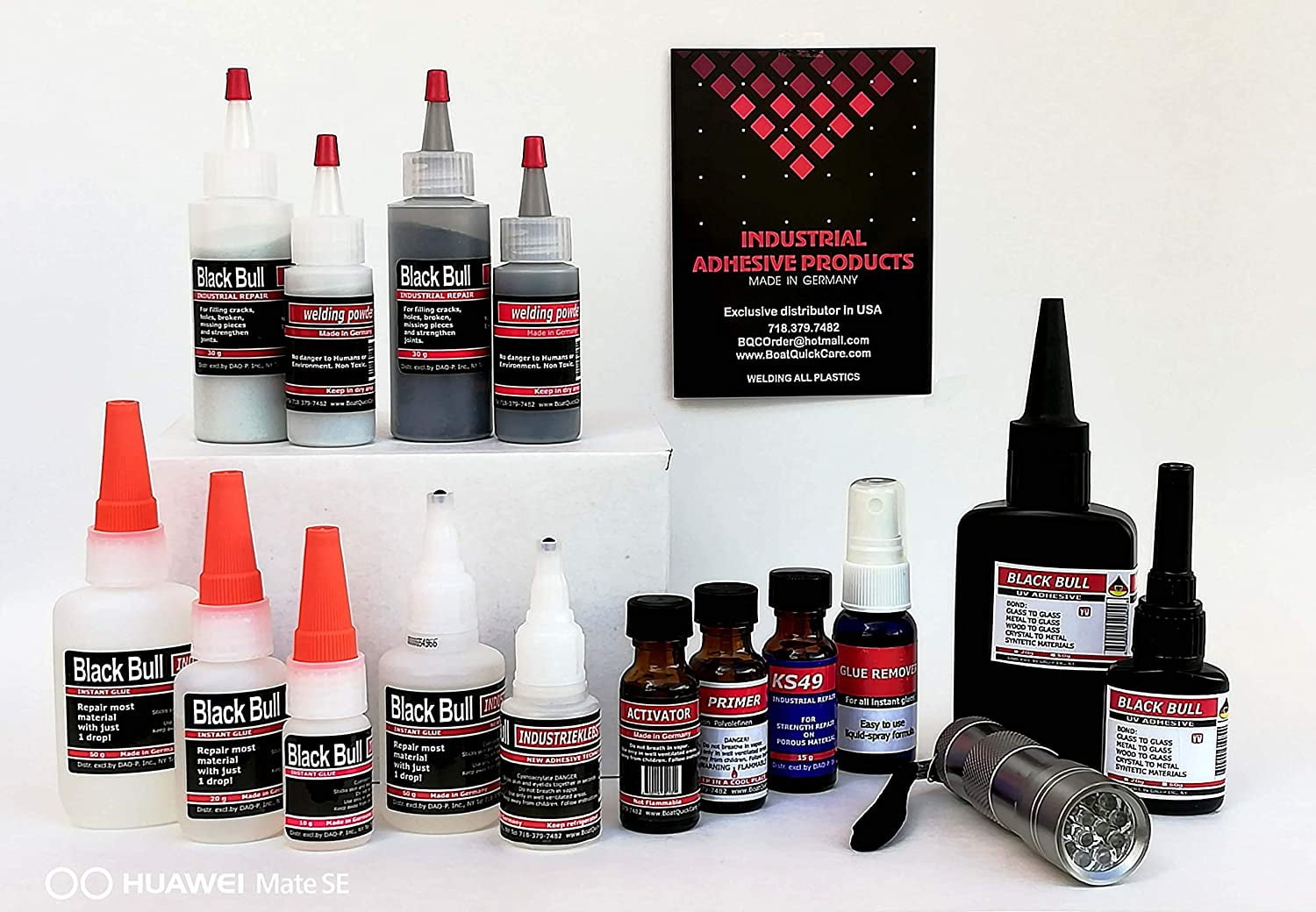All purpose German glue Kit3F (50g Glue+Welding powder). Best GLUE fill hole crack for repair porcelain glue for ceramic plastic glue for wood glue for metal glue for vinyl glue for rubber