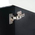 thumbnail image 4 of Resenkos 21.6" Modern Floating Bathroom Vanity with Ceramic Basin, Right Side Storage, Perfect for Small Bathrooms - Black, 4 of 20
