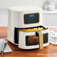 thumbnail image 4 of The Pioneer Woman 5.8 Qt Air Fryer, Linen Speckle - Energy Efficient, 4 of 15