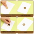 thumbnail image 4 of HNZHSL Etiquetas Adhesivas para Rascar 2 Rolls, Circulares para Tarjetas Autoadhesivas DIY, 600 Uds Pegatinas Redondas para Rascar para Promociones, Juegos de Rifam, Bodas, Fiestas, 4 of 7