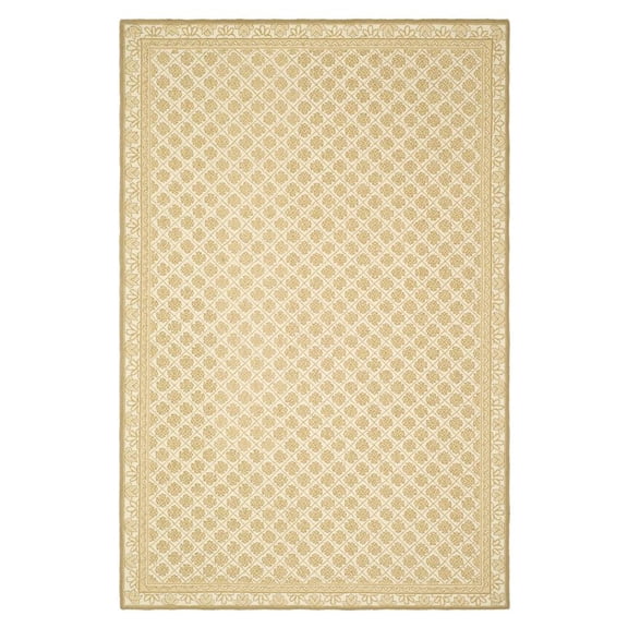 Area Rug in Ivory and Taupe (11 ft. 6 in. L x 8 ft. 6 in. W)