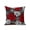 Black, variant on 1 Pack Outdoor Throw Pillow, Red Black Flowers Waterproof Pillow with Insert Included, Abstract Botanical Floral Textured Plant Decorative Accent Cushion Sofa Pillows for Patio Porch, 16 x 16 In