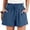 Deep Blue, variant on Linen Shorts for Women Summer Casual Wide Leg Loose High Waist Drawstring Dressy Shorts 2026 Beach Vacation Clothes Large