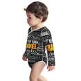 thumbnail image 3 of Xecao Travel Print Baby unisex-baby Cotton Long-sleeve Bodysuits-3 Months, 3 of 6