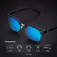 thumbnail image 3 of Gafas de sol KALIYADI polarizadas semisin montura que bloquean los rayos UV, 3 of 7