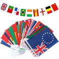 thumbnail image 1 of Banderines de banderas del mundo Feliz 50 banderas nacionales Sencillez, 1 of 5