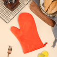 thumbnail image 4 of Oven Mitts for Kitchen – Heat Resistant Cotton Gloves 180°C, Anti-Slip Textured Grip, Hanging Loop, 11x7 Inch, Baking & Microwave Protection, Apartment Essentials, Home Cooking 1pc, 4 of 9