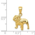 thumbnail image 4 of Real 14kt Yellow Gold Bulldog Pendant; for Adults and Teens; for Women and Men, 4 of 4